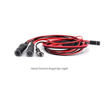 Hobby Details Axial SCX24 Jeep/SCX24 JT Gladiator Angel Eye Led Light with On/Off Switch