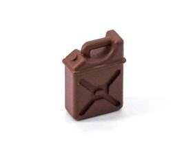 Hobby Details Plastic Mini Oil Tank for SCX24 18x13.2x6.8mm (1) (Brown)