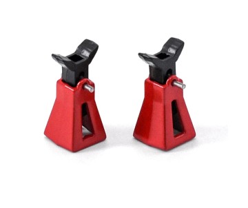 Hobby Details 1/24 Scale Metal Jack Stand for SCX24 56x13.75mm 2pcs/set