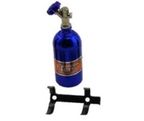 Hobby Details Nitrous Oxide Bottle For 1/10 RC Crawler (Aluminum), Weight: 7.0g - Blue