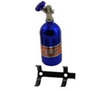 Hobby Details Nitrous Oxide Bottle For 1/10 RC Crawler (Aluminum), Weight: 7.0g - Blue