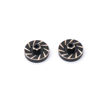 Hobby Details Brass Wheel Hex Counterweight, TRX-4M 1/18 (4)
