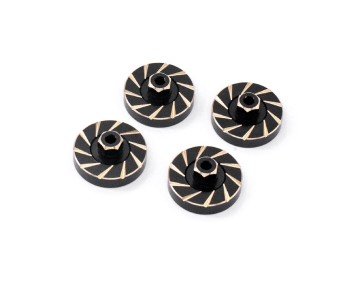 Hobby Details Brass Wheel Hex Counterweight, TRX-4M 1/18 (4)