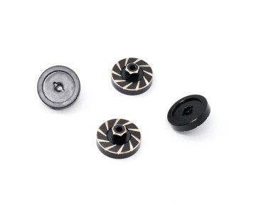 Hobby Details Brass Wheel Hex Counterweight, TRX-4M 1/18 (4)