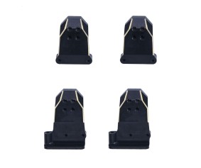 Hobby Details Aluminum Shock Mount, Traxxas TRX-4M 1/18  Black/Gold (4)