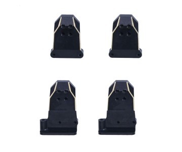Hobby Details Aluminum Shock Mount, Traxxas TRX-4M 1/18  Black/Gold (4)