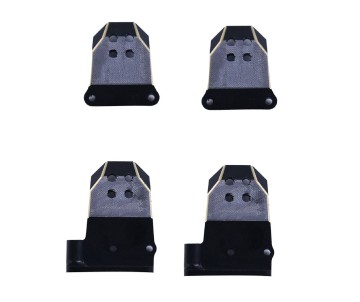 Hobby Details Aluminum Shock Mount, Traxxas TRX-4M 1/18  Black/Gold (4)