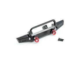 Hobby Details Traxxas 1/18 TRX-4M Aluminum Front Bumper For Defender - Black (1)