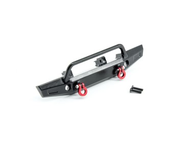 Hobby Details Traxxas 1/18 TRX-4M Aluminum Front Bumper For Defender - Black (1)
