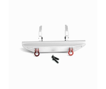 Hobby Details Traxxas 1/18 TRX-4M Aluminum Front Bumper For Defender - Silver (1)