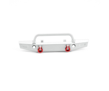 Hobby Details Traxxas 1/18 TRX-4M Aluminum Front Bumper For Defender - Silver (1)