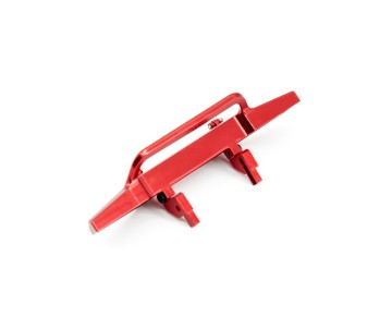 Hobby Details Traxxas 1/18 TRX-4M Aluminum Front Bumper For Defender - Red (1)