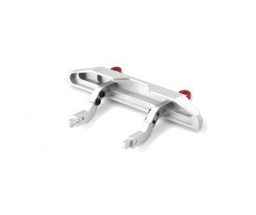 Hobby Details Traxxas 1/18 TRX-4M Aluminum Rear Bumper For Defender - Silver (1)