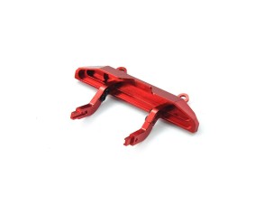 Hobby Details Traxxas 1/18 TRX-4M Aluminum Rear Bumper For Defender - Red (1)