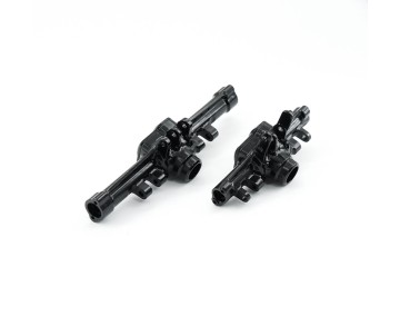 Hobby Details Traxxas 1/18 TRX-4M Aluminum Axle Housing (Front & Rear) - Black (2)