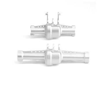 Hobby Details Traxxas 1/18 TRX-4M Aluminum Axle Housing (Front & Rear) - Silver (2)