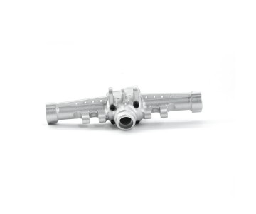 Hobby Details Traxxas 1/18 TRX-4M Aluminum Axle Housing (Front & Rear) - Silver (2)
