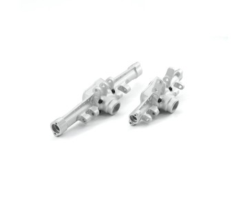 Hobby Details Traxxas 1/18 TRX-4M Aluminum Axle Housing (Front & Rear) - Silver (2)
