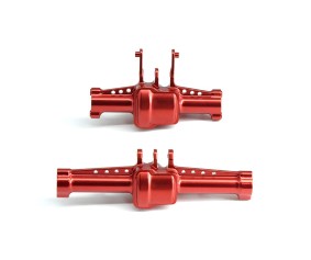Hobby Details Traxxas 1/18 TRX-4M Aluminum Axle Housing (Front & Rear) - Red (2)