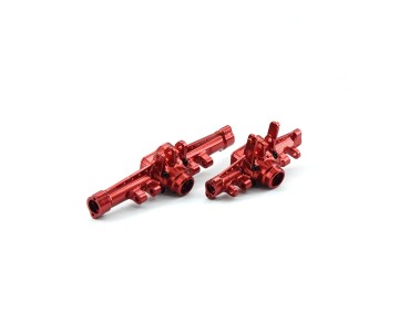 Hobby Details Traxxas 1/18 TRX-4M Aluminum Axle Housing (Front & Rear) - Red (2)