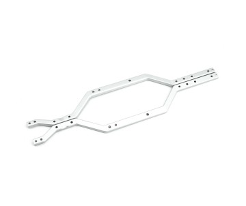 Hobby Details Traxxas 1/18 TRX-4M Aluminum Chassis Rail (Left & Right) - Silver (2)