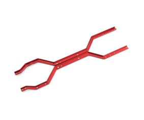 Hobby Details Traxxas 1/18 TRX-4M Aluminum Chassis Rail (Left & Right) - Red (2)
