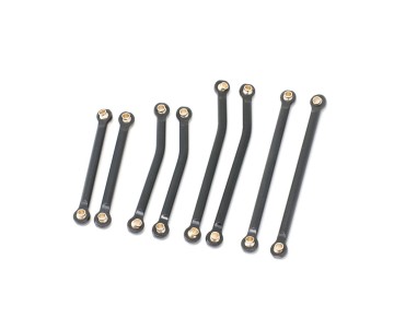 Hobby Details Traxxas 1/18 TRX-4M Aluminum Suspension Link Set - Black (8)