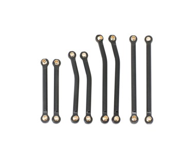 Hobby Details Traxxas 1/18 TRX-4M Aluminum Suspension Link Set - Black (8)