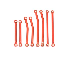 Hobby Details Traxxas 1/18 TRX-4M Aluminum Suspension Link Set - Red (8)