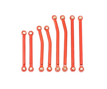 Hobby Details Traxxas 1/18 TRX-4M Aluminum Suspension Link Set - Red (8)