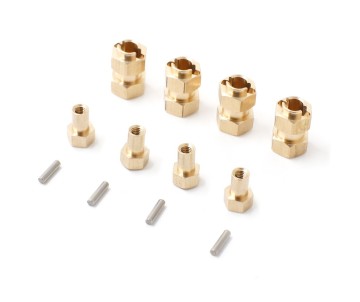 Hobby Details Traxxas 1/18 TRX-4M Brass Hex Extensions (4) Hex: 7.0mm, Width: 10mm, Weight: 13.8g Hobby Details Traxxas 1/18 TRX-4M Brass Hex Extensions (4) Hex: 7.0mm, Width: 10mm, Weight: 13.8g