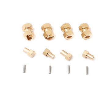 Hobby Details Traxxas 1/18 TRX-4M Brass Hex Extensions (4) Hex: 7.0mm, Width: 10mm, Weight: 13.8g Hobby Details Traxxas 1/18 TRX-4M Brass Hex Extensions (4) Hex: 7.0mm, Width: 10mm, Weight: 13.8g