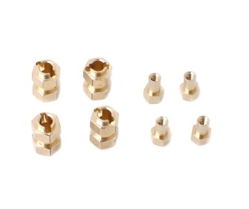 Hobby Details Traxxas 1/18 TRX-4M Brass Hex Extensions (4) Hex: 7.0mm, Width: 10mm, Weight: 13.8g Hobby Details Traxxas 1/18 TRX-4M Brass Hex Extensions (4) Hex: 7.0mm, Width: 10mm, Weight: 13.8g