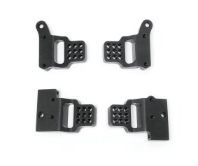 Hobby Details Traxxas 1/18 TRX-4M Aluminum  Front & Rear Shock Mounts - Black (4)
