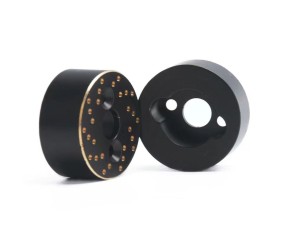 Hobby Details 1/18 TRX-4M Brass Rear Axle Counterweight - Black/Gold (2) Weight: 41g