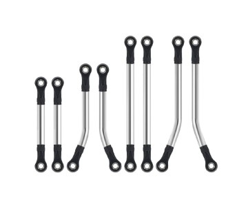 Hobby Details 1/18 TRX-4M Stainless Steel Curved Rods (8)