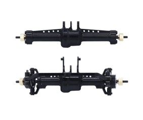 Hobby Details 1/18 TRX-4M Aluminum Front & Rear Axles - Black (2)