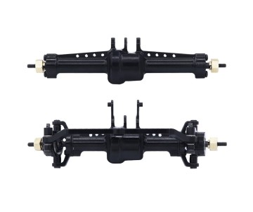 Hobby Details 1/18 TRX-4M Aluminum Front & Rear Axles - Black (2)