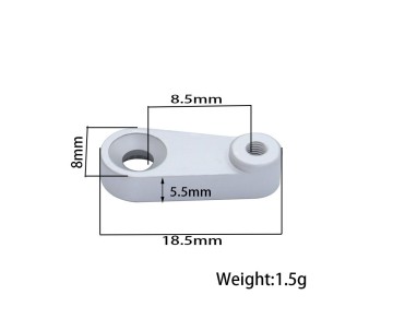 Hobby Details 1/18 TRX-4M Aluminum 25T Servo Horn - Black