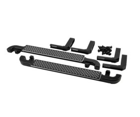Hobby Details Traxxas TRX-4 Aluminum Rock Sliders Style B (Left & Right) - Black