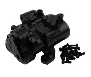 Hobby Details Traxxas TRX-4 Aluminum Gearbox Housing Set  - Black - Replaces TRA8291