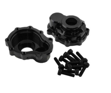 Hobby Details Traxxas TRX-4 Aluminum Portal Drive Housing, Outer (Front or Rear) - Black (2) - Replaces TRA8251