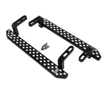 Hobby Details Traxxas TRX-4 Aluminum Rock Sliders Style C (Left & Right) - Black