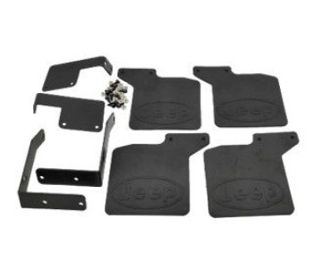 Hobby Details TRX-4 Rubber Mud Flap Set Jeep - Black (4)