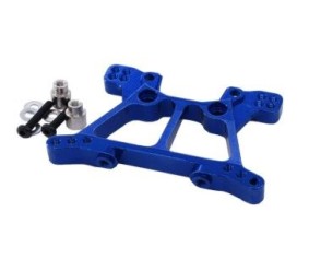 Hobby Details Traxxas 1/10 4x4 Slash Aluminum Front Shock Tower - Blue (1) - Replaces TRA6839