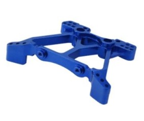 Hobby Details Traxxas 1/10 4x4 Slash Aluminum Rear Shock Tower - Blue (1) - Replaces TRA6838