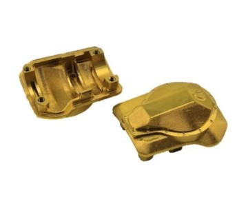Hobby Details Traxxas TRX-4 Brass Differential Cover 51g each (2)(Replaces TRA8280)