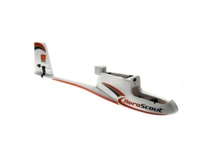 HobbyZone Fuselage with Elev/Rudder Servos: AeroScout