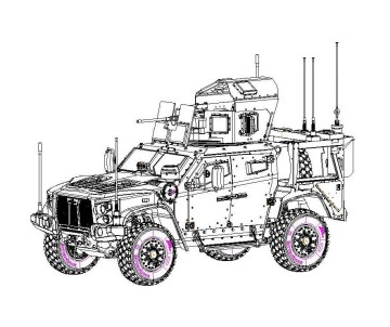 I Love Kit 1/35 M1278 Heavy Guns Carrier General Purpose (JLTV-GP)