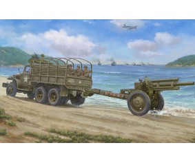 I Love Kit 1/35 USA CCKW-352 Machine Gun Turret Version and M2A1 105MM Howitzer